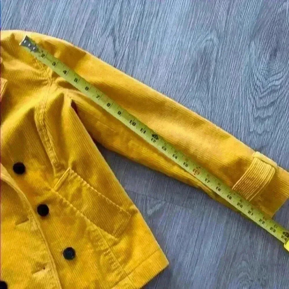 LIZ CLAIBORNE YELLOW CORDUROY SPRING JACKET SIZE  S - Picture 14 of 16